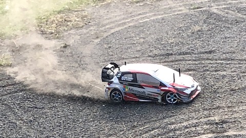TT-02 ヤリス WRC シェイクダウンでトラブル その1 : 小学生の