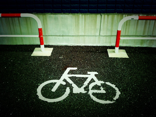 The mark of the bicycle