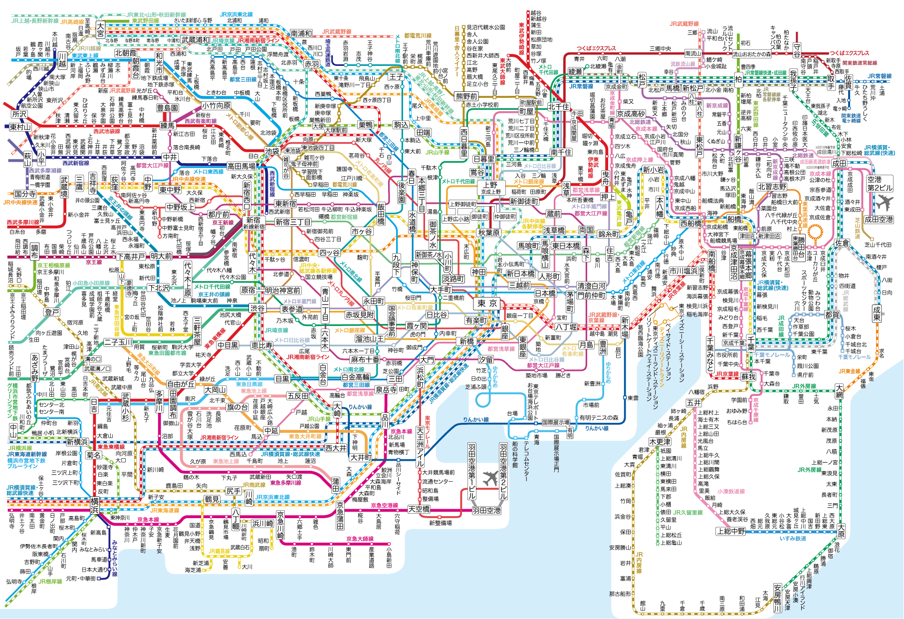 東京 電車 路線 図 見やすい 【画像あり】 東京の電車路線図マジ チすぎワロタwwwwwwwwwwwwwwwww:かつもくブログ |おーぷん2chまとめブログ