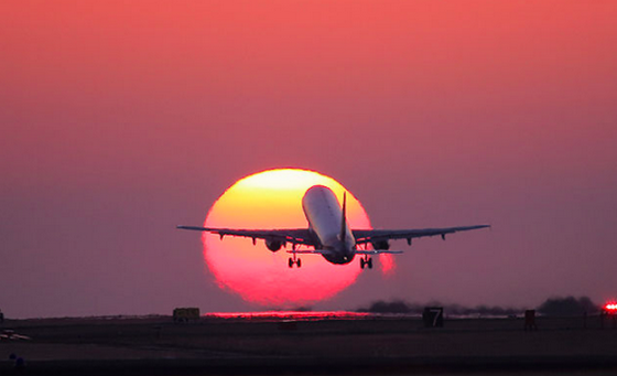 sunset_plane