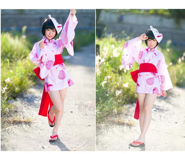 偽物語 阿良々木月火（あららぎ つきひ） コスプレ衣装 和服