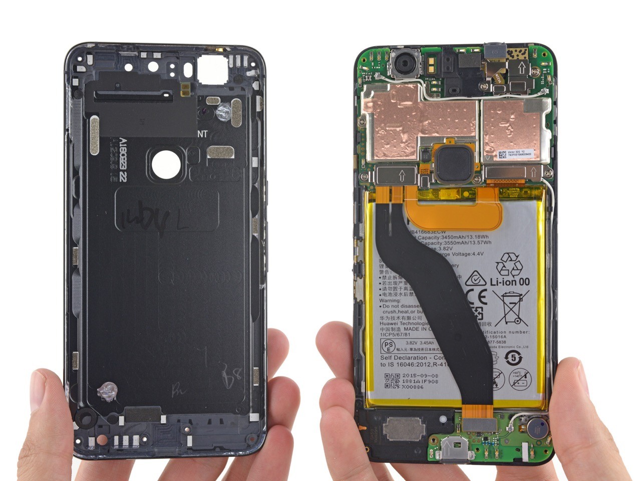 googleブランドの新しいリファレンススマホ nexus 6p がifixitによって分解 リアカメラモジュールは googleブランドの新しいリファレンススマホ nexus 6p がifixitによって分解 リアカメラモジュールは