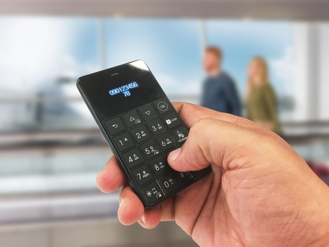 フューチャーフォン　Niche Phone-S フューチャーモデル、国内最小・最軽量なSIMフリーケータイ