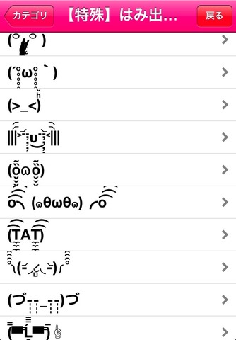 ユニークな顔文字や変わった顔文字を友達に送ろう 今まで見たことのない顔文字も Girl S顔文字book Iphoneアプリ Ameba News アメーバニュース