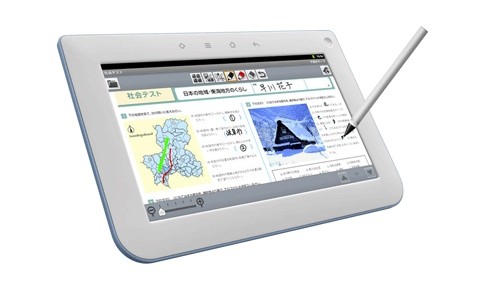 シャープ 手書き入力ができる教育市場向けandroidタブレット Jl T100 を発表 ライブドアニュース