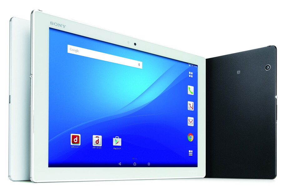 NTTドコモ、世界最軽量10.1インチ防水タブレット「Xperia Z4 Tablet SO-05G」を発表！オクタコアCPUやCA