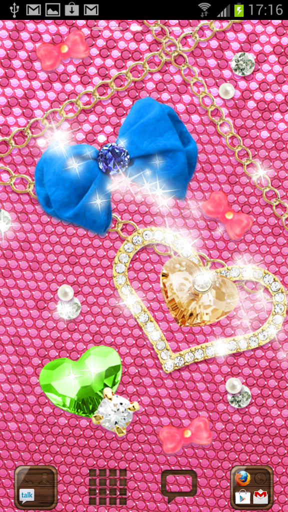 りぼんはピンク ハートはブルー 好きな色でスマホ画面をキラキラにしてhappy気分になろう Twinkle ライブ壁紙 Free Androidアプリ Livedoor ニュース