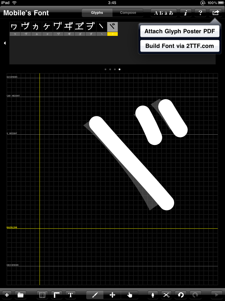 自分で手書きフォントを作れちゃう Ifontmaker Ipadアプリ ライブドアニュース