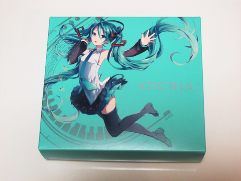 スマートフォン本体 MIKU XperiaTM×初音ミク コラボスマートフォン「XperiaTM feat