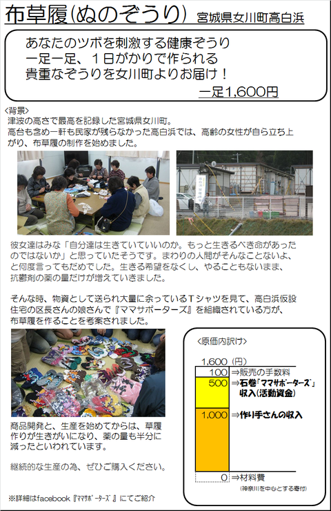 布草履(画像)