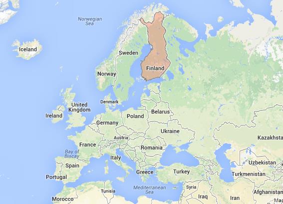 Finland-on-Map-of-Europe