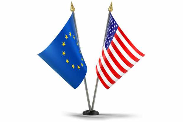 3d_illustration_eu_american_flags
