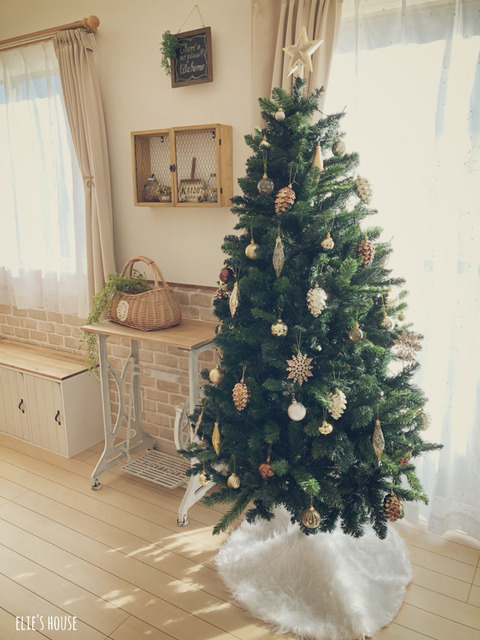 クリスマスリース3センチくるみボタンヘアゴム2点セット 100均】【くるみボタン】5分で簡単！プチギフトやリンクコーデに