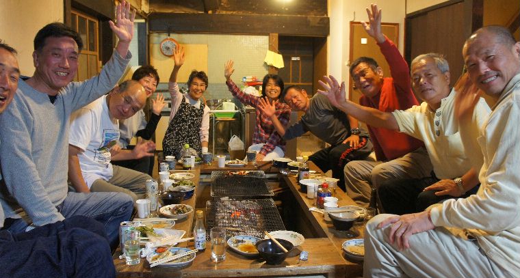 13日「そばんち　北奥997村」で乾杯