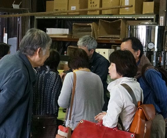 山名酒造へお客様