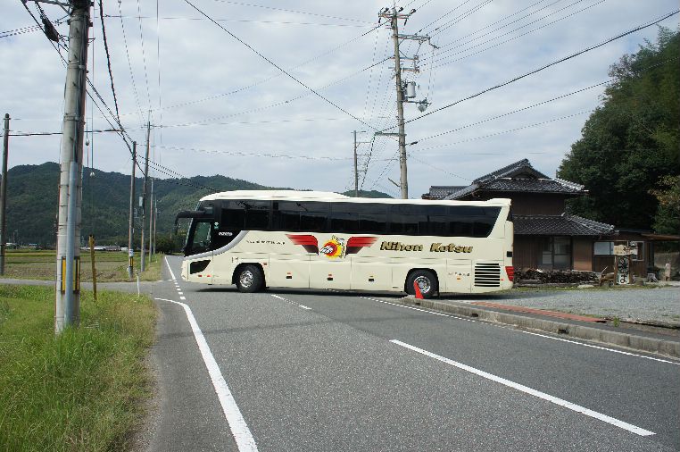 朝日観光　大型バス