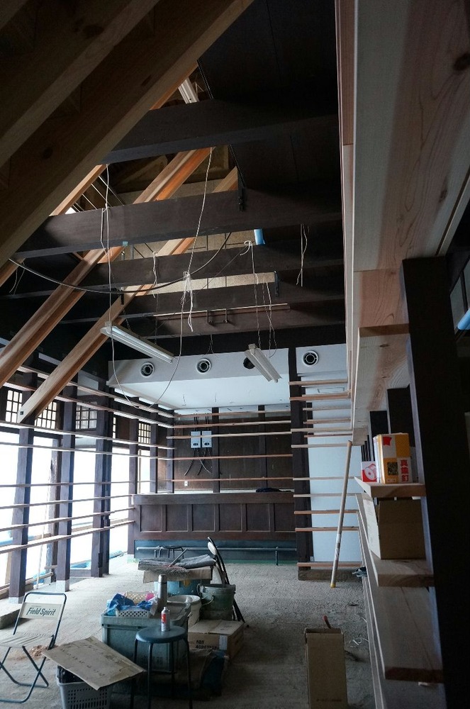 鳥名子新店舗建築中