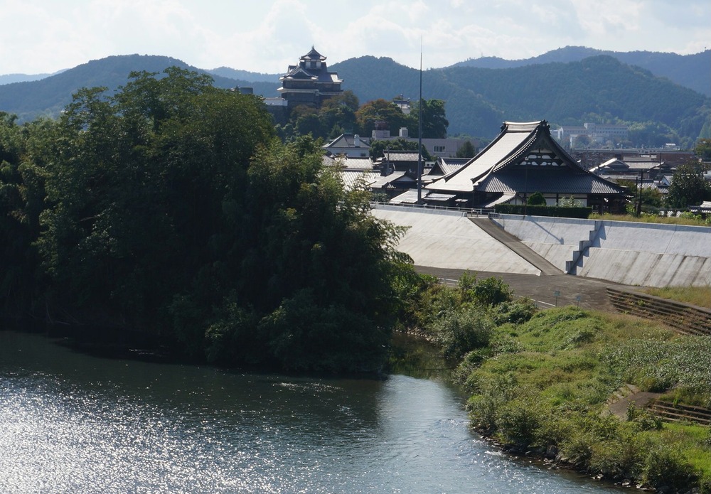 音無橋からの福知城