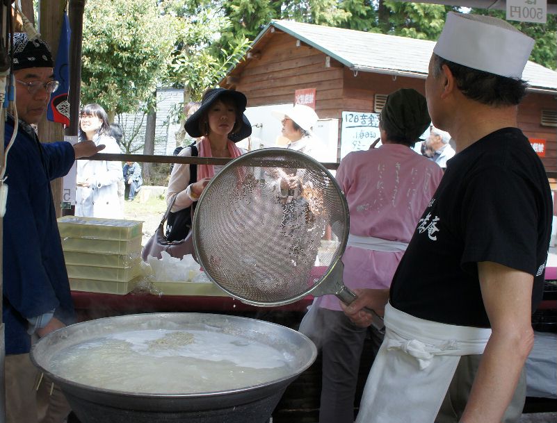十割りの釜場