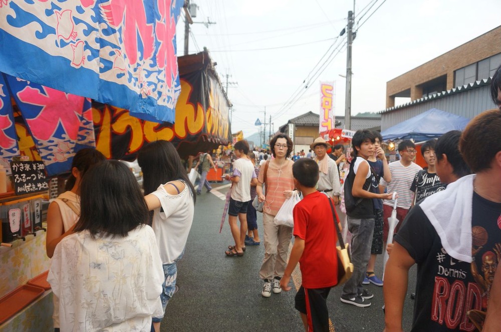 川裾祭り露天