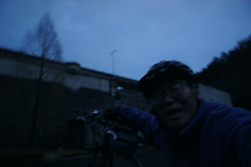 暗くなった三宝ダム