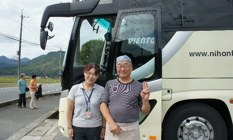 添乗員さんと