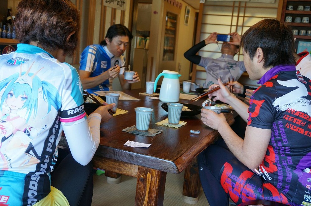 篠山のチームお蕎麦ゲット！