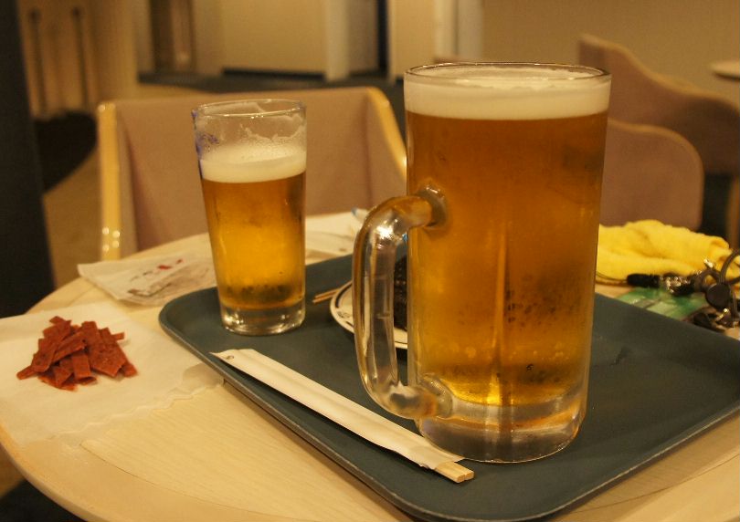 フェリーだから飲める