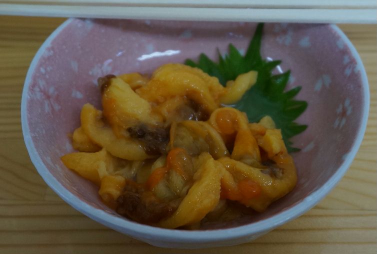 女川でホヤを食す