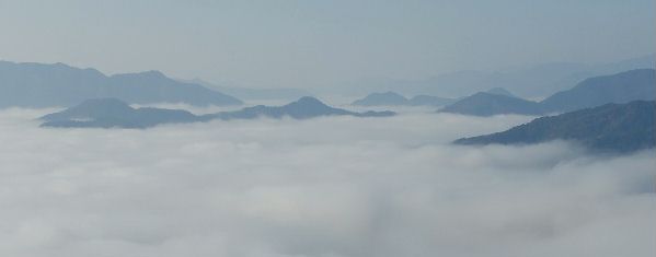 横峰山から丹波の山々