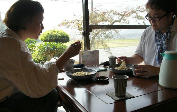 秋色　そばんちで食す