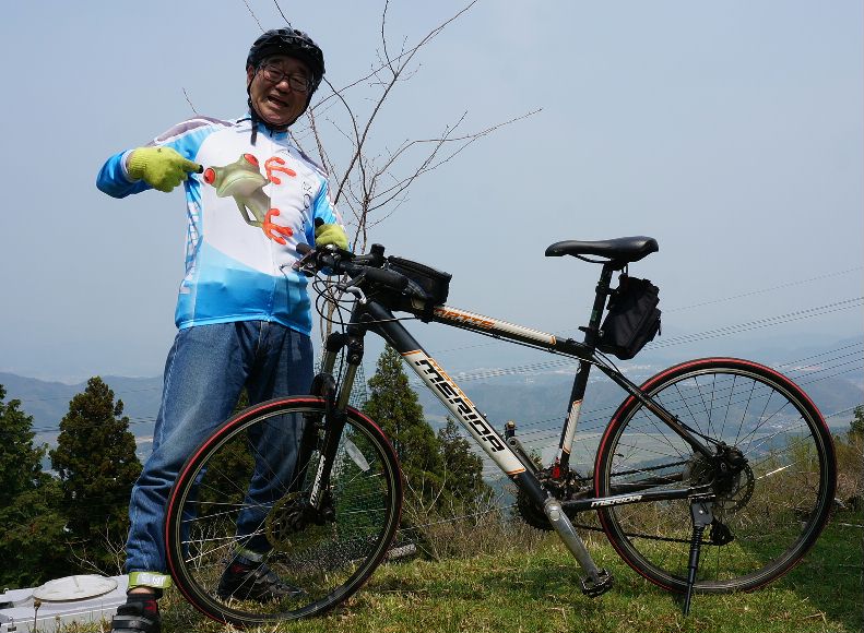 横峰山に加古と登る