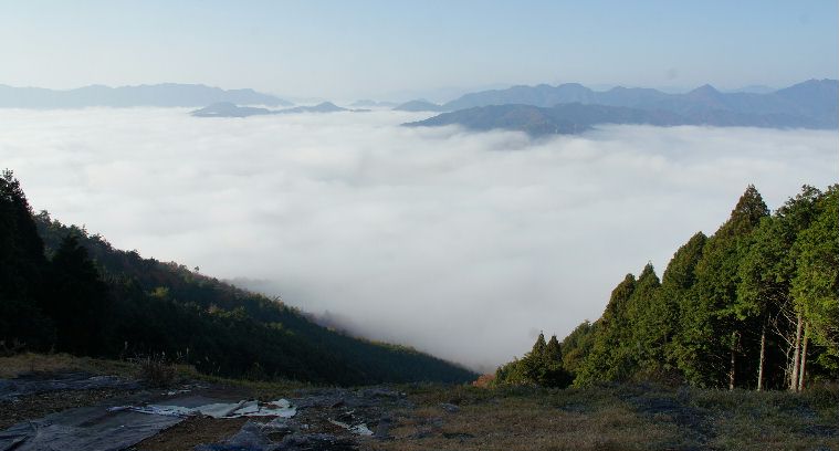 横峰山フライト地点から