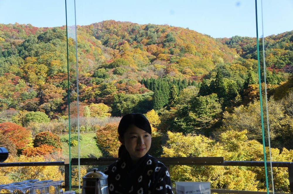 愛燐館のラウンジからの眺め