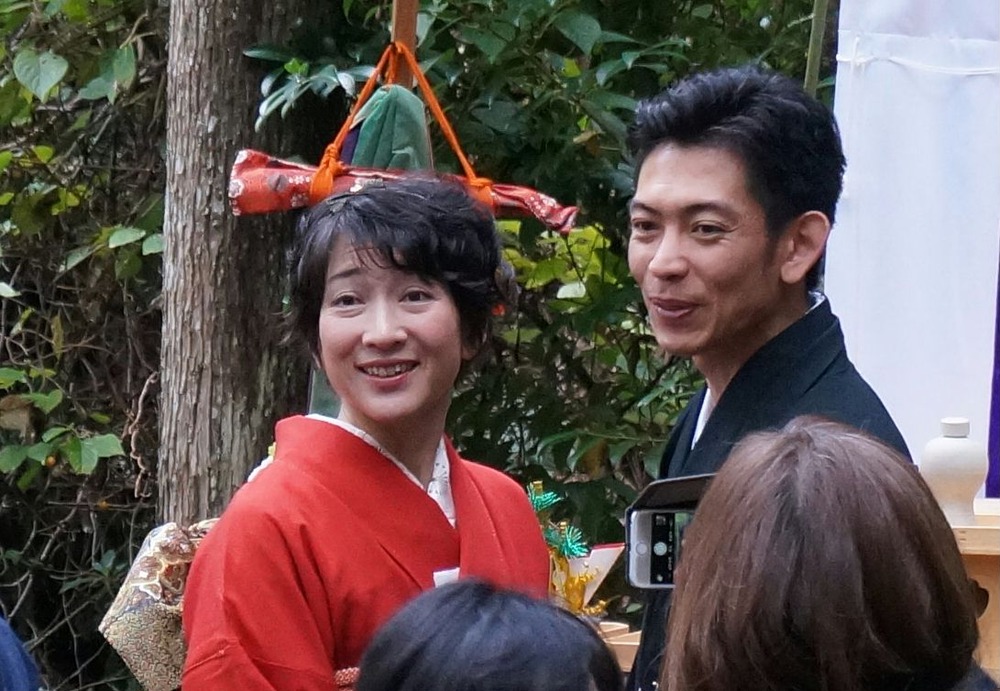 結婚式の高橋夫妻