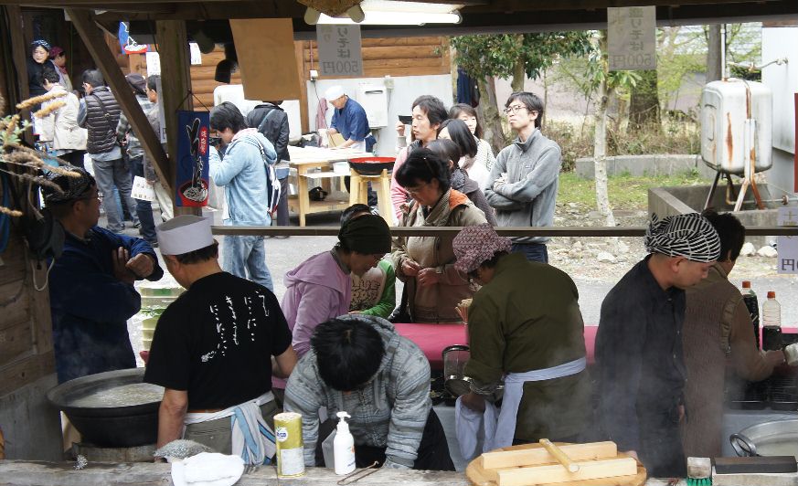 厨房も大忙し