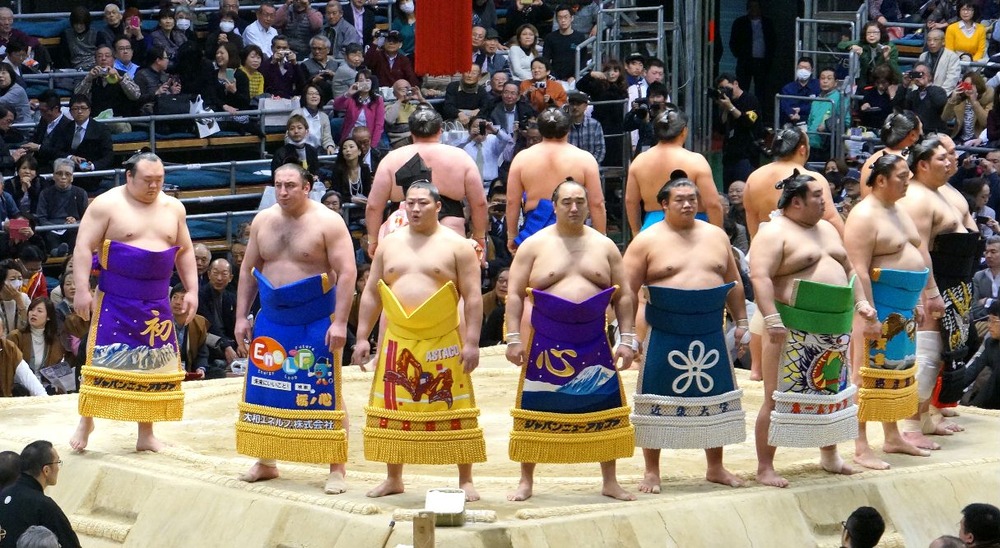 幕内土俵入り