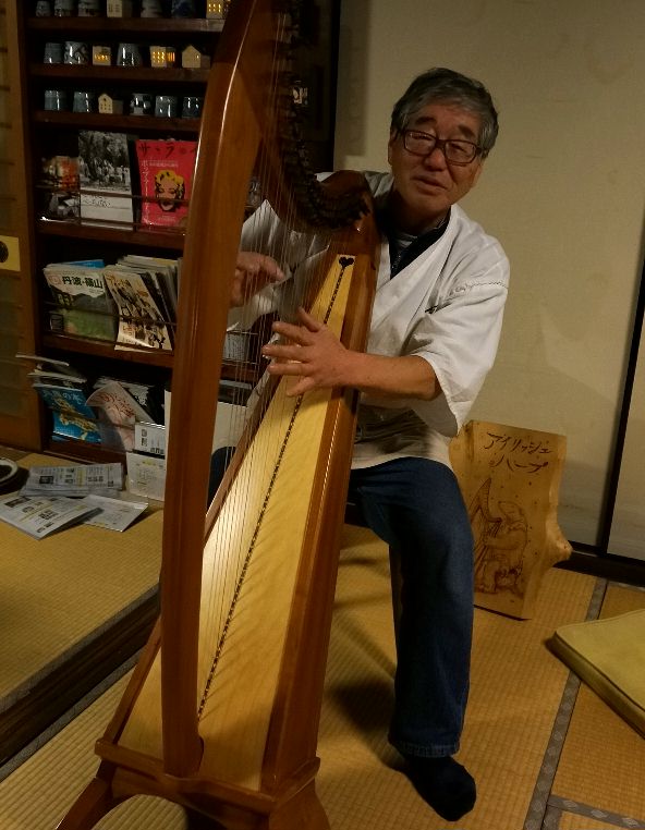 アイリッシュハープにひかれてる