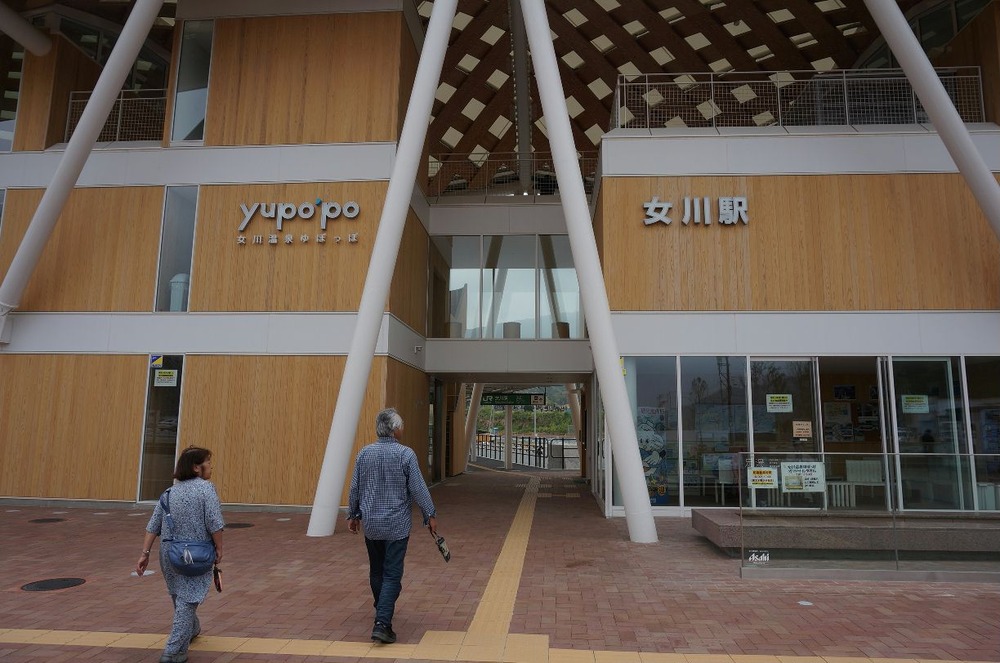新設なった女川駅