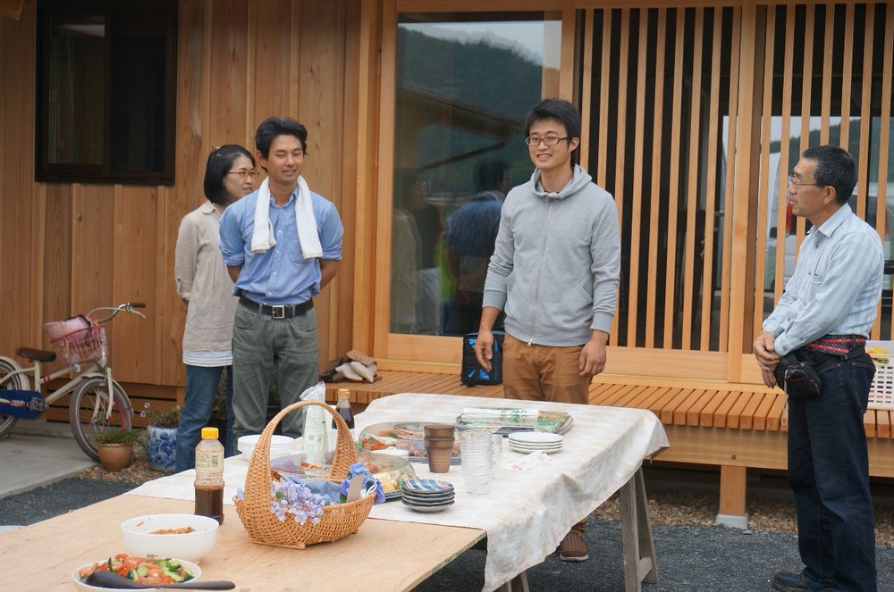 ブルーベリー農場の新築完成会
