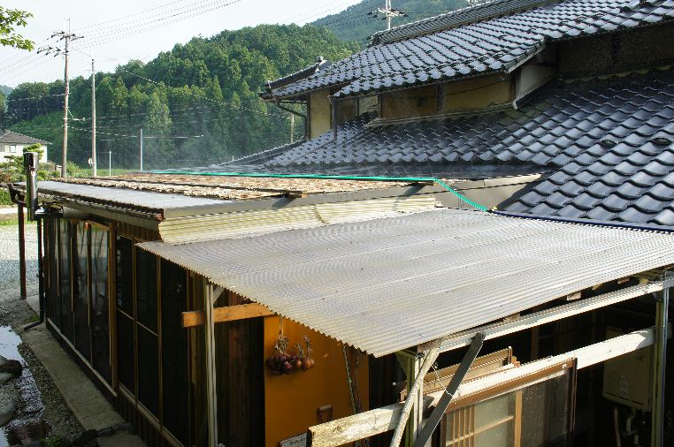 テラス暑さ対策シャワー
