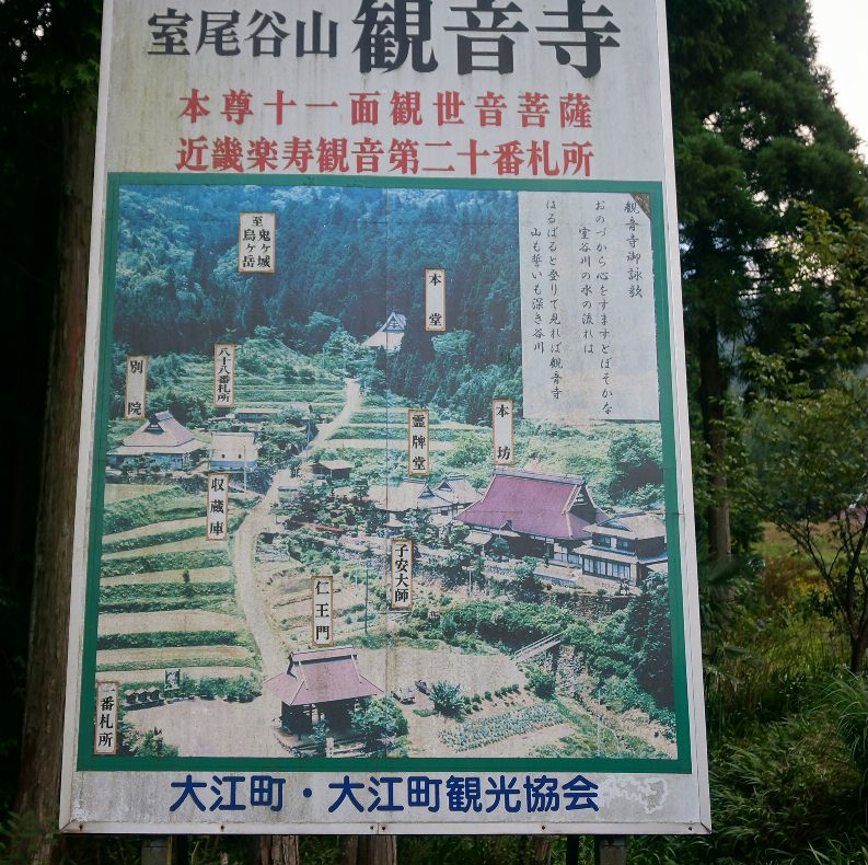 観音寺案内看板