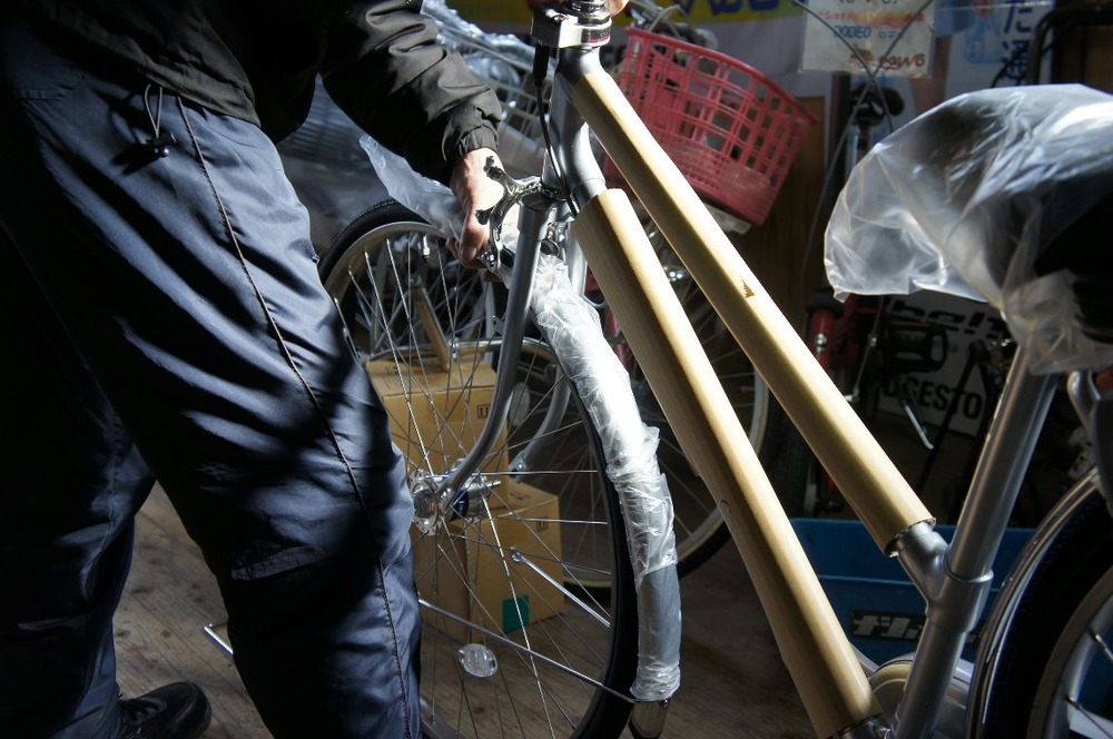 町の自転車屋さん