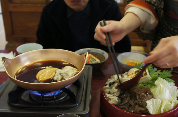 かき末土手なべ