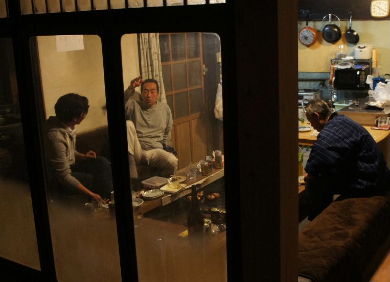 お披露目会夜