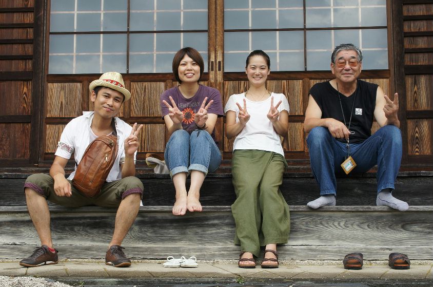 花田さん、他美女2人と石像寺