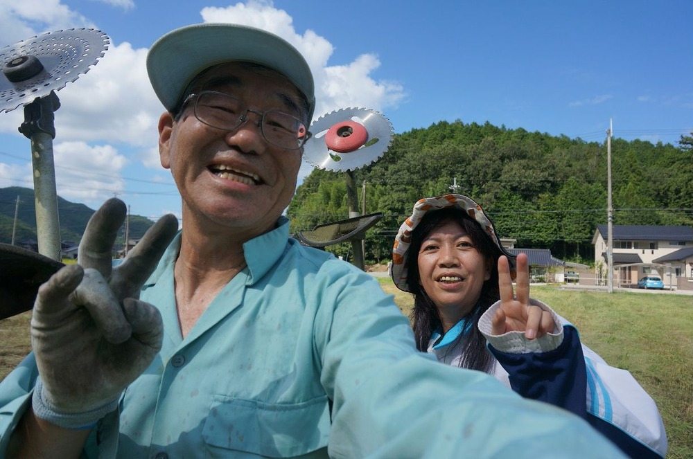 草刈記念写真