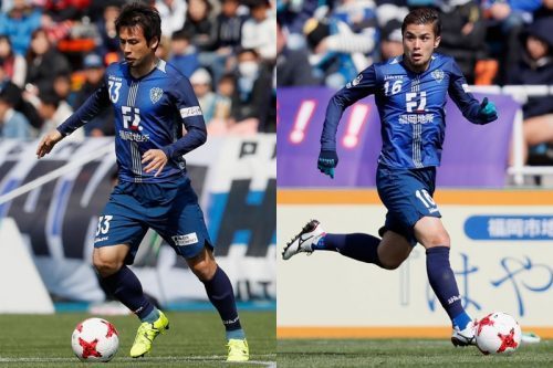 福岡の山瀬功治と石津大介、節目の出場記録に王手/J2第9節