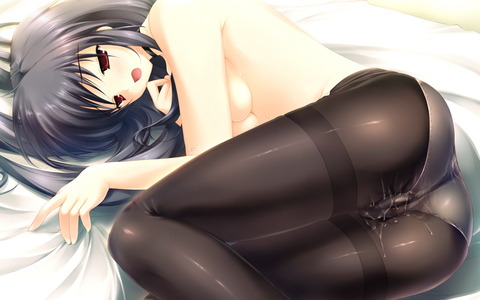 ノーパン　ストッキング5