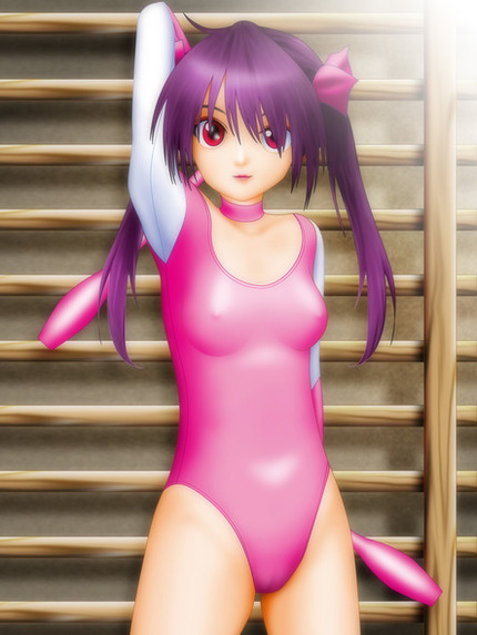 ハイレグ レオタード 競泳水着_二次エロ画像46